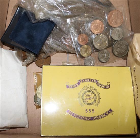 A collection of coins